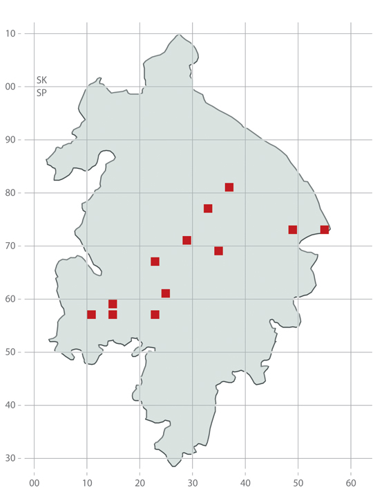 Sightings of Red-belted Clearwing 2010-2014.